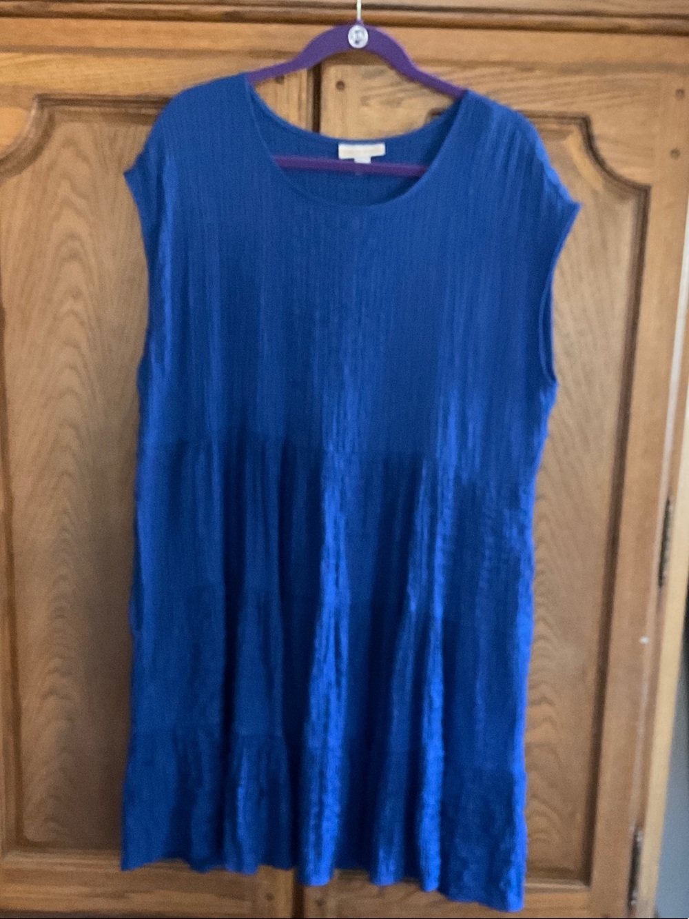 Knox Rose Sleeveless Pleated Midi Dress - Blue